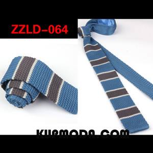 Krawat Męskie Nowy Dzianina Popularny Wąskie Moda Męska Ciemno Niebieski