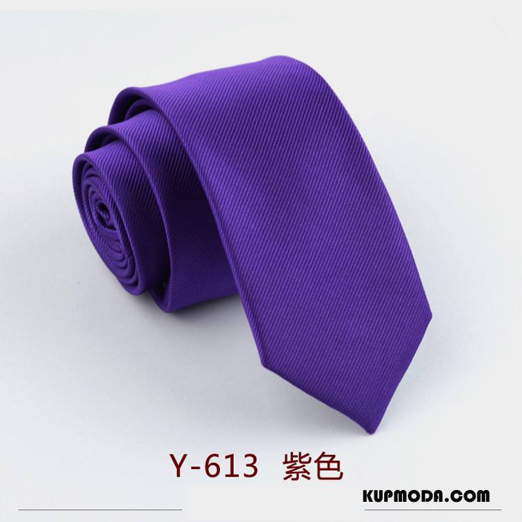 Krawat Męskie Wąskie Męska Moda Dobrze 6 Cm Z Pracy Kolor