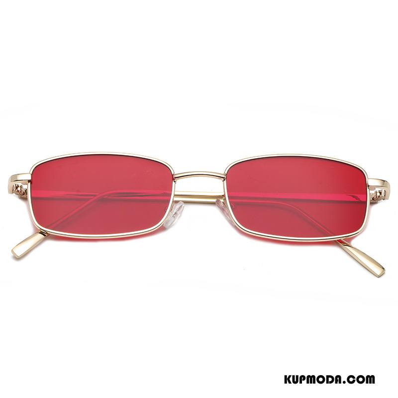 Okulary Przeciwsłoneczne Damskie Nowy Damska Kolorowe Osobowość Moda Męska Złoty Czerwony