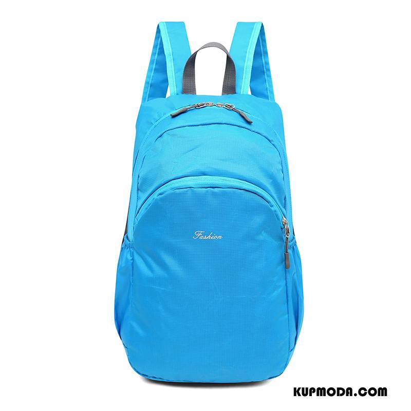 Plecak Podróżny Damskie Do Chodzenia Nowy Składać Outdoor Casual Sportowe Niebieski
