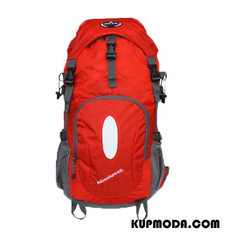 Plecak Podróżny Męskie Siatkowe Oddychające Wodoodporny Outdoor Do Chodzenia Torba Turystyczna Czerwony