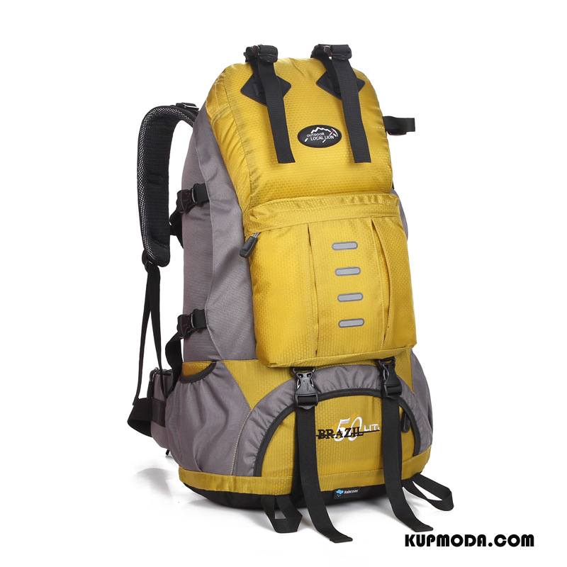 Plecak Podróżny Męskie Torba Turystyczna Do Chodzenia Outdoor Damska Męska Casual Żółty