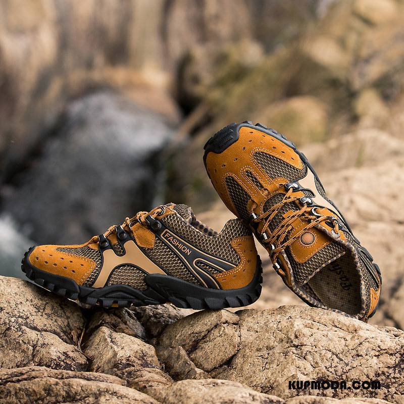 Buty Na Wędrówki Męskie Buty Trekkingowe Outdoor Duży Rozmiar Oddychające Sportowe Do Chodzenia Szary