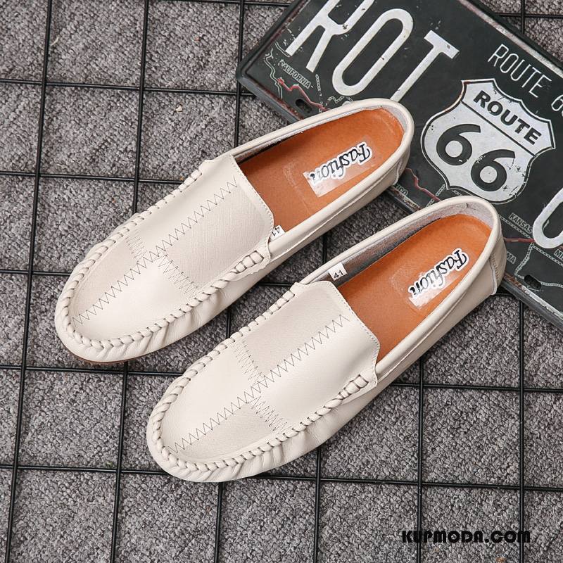 Mokasyny Męskie Buty Żeglarskie Slip On Tendencja Wiosna Osobowość Męska Oranż Oranż