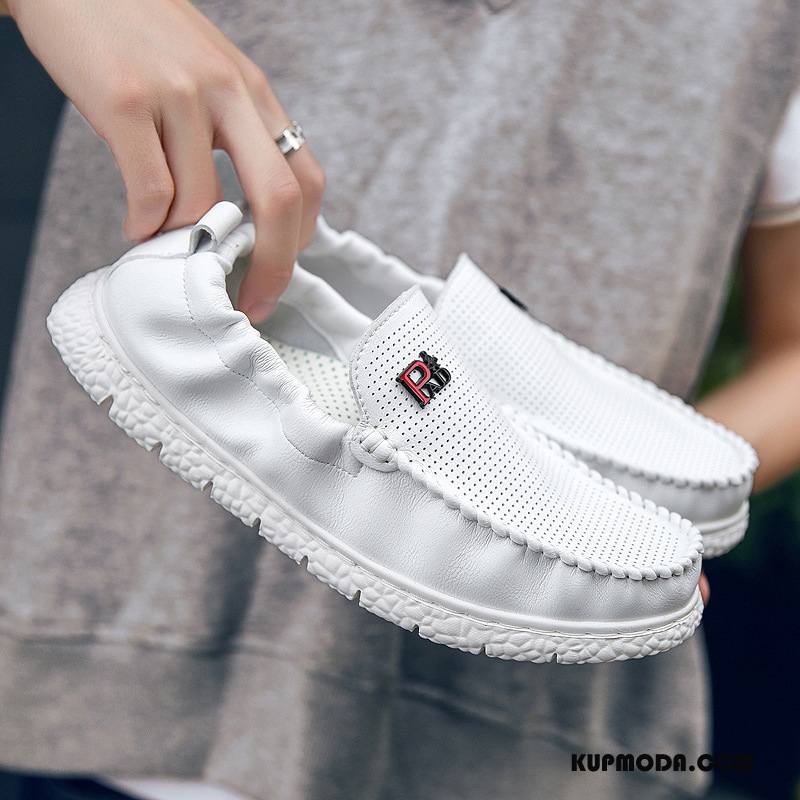 Mokasyny Męskie Moda Loafers Męska Tendencja Buty Buty Żeglarskie Czarny