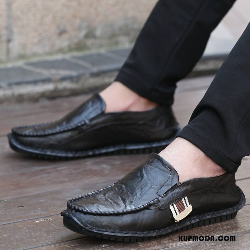 Mokasyny Męskie Tendencja Męska Biznes Slip On Jesień Casual Żółty