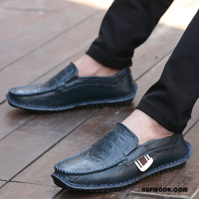 Mokasyny Męskie Tendencja Męska Biznes Slip On Jesień Casual Żółty