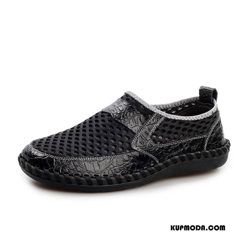 Sandały Męskie Casual Oddychające Plażowe Męska Tendencja Slip On Zielony