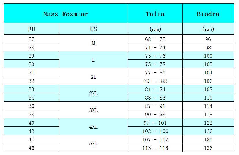 Kupmoda Męskie Spodnie Rozmiarów